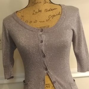 Metallic Cardigan
